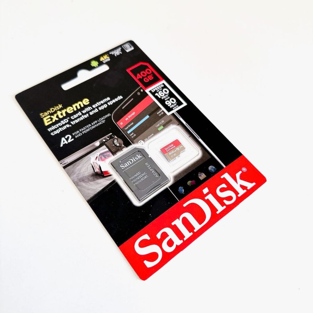 SANDISK EXTREME 400 GB MICROSD CARD WITH EXTREME CAPTURE, TRANSFER AND APP SPEED - Picture 3 of 10